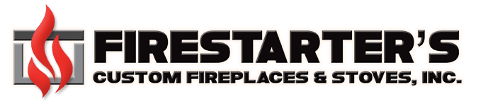 Firestarter's Custom Fireplaces and Stoves, Inc. Logo