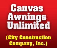 Canvas Awnings Unlimited (City Construction Company, Inc.) Logo