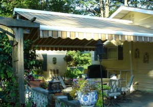 Eclipse butterfly awning