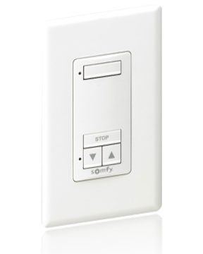 DecoFlex Wirefree™ RTS Wall Switch for Somfy Motors